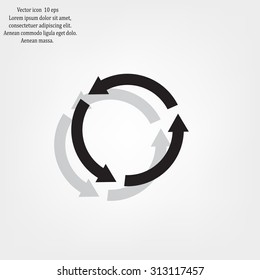 Undo icon, back arrow symbol