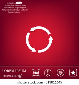 Undo icon, back arrow symbol