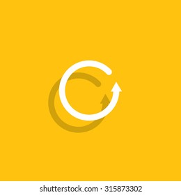 Undo icon, back arrow symbol