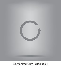 Undo icon, back arrow symbol