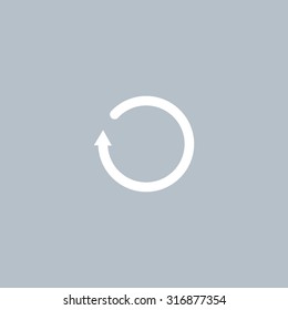 Undo icon, back arrow symbol