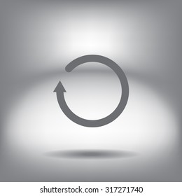 Undo icon, back arrow symbol