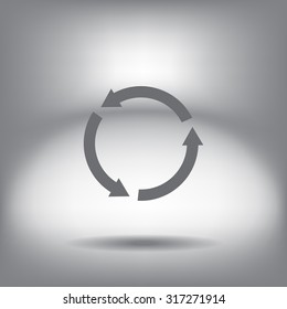 Undo icon, back arrow symbol