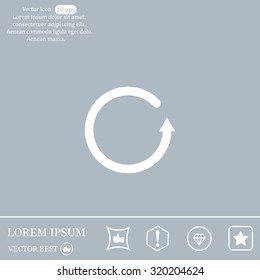 Undo icon, back arrow symbol