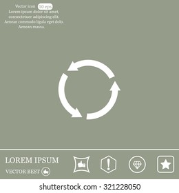 Undo icon, back arrow symbol