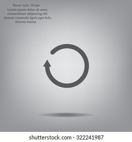 Undo icon, back arrow symbol