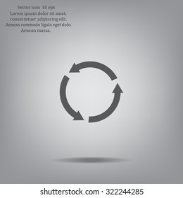 Undo icon, back arrow symbol