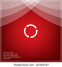 Undo icon, back arrow symbol