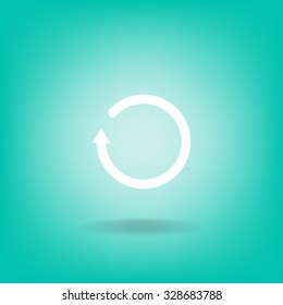 Undo icon, back arrow symbol