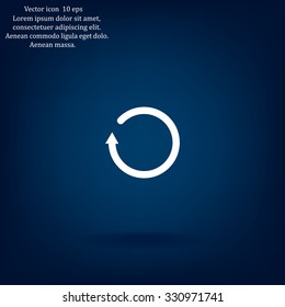 Undo icon, back arrow symbol