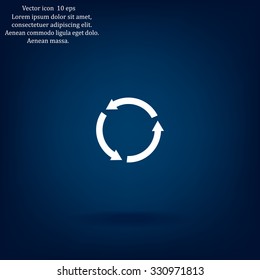 Undo icon, back arrow symbol