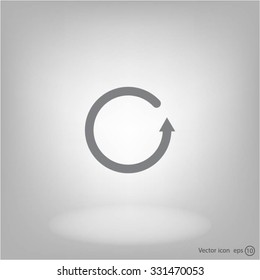 Undo icon, back arrow symbol