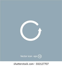 Undo icon, back arrow symbol