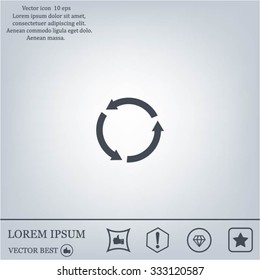 Undo icon, back arrow symbol