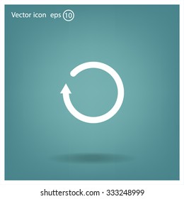 Undo icon, back arrow symbol