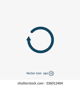 Undo icon, back arrow symbol