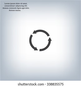 Undo icon, back arrow symbol