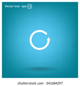 Undo icon, back arrow symbol