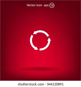 Undo icon, back arrow symbol