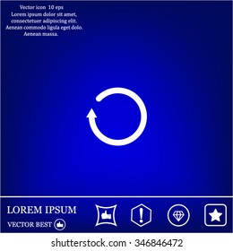 Undo icon, back arrow symbol