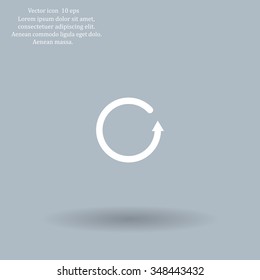 Undo icon, back arrow symbol