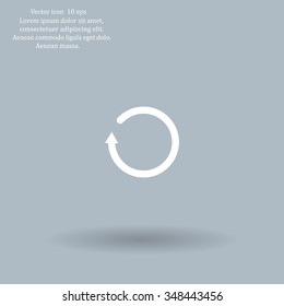 Undo icon, back arrow symbol