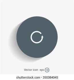 Undo icon, back arrow symbol