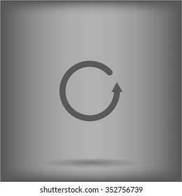 Undo icon, back arrow symbol