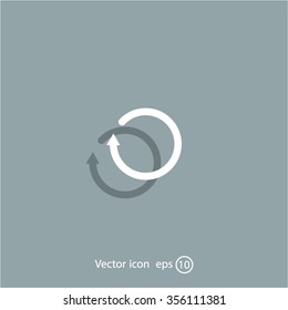 Undo icon, back arrow symbol