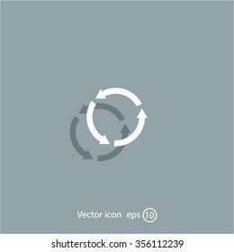 Undo icon, back arrow symbol