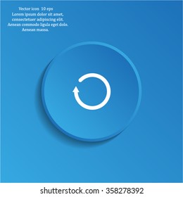 Undo icon, back arrow symbol