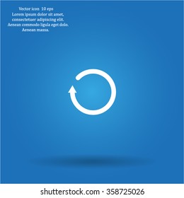Undo icon, back arrow symbol