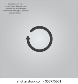 Undo icon, back arrow symbol