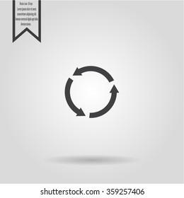 Undo icon, back arrow symbol