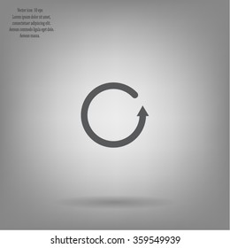 Undo icon, back arrow symbol