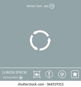 Undo icon, back arrow symbol
