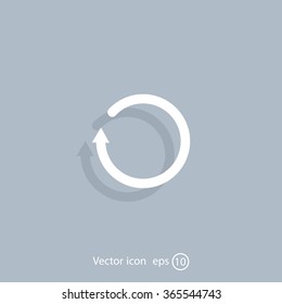 Undo icon, back arrow symbol