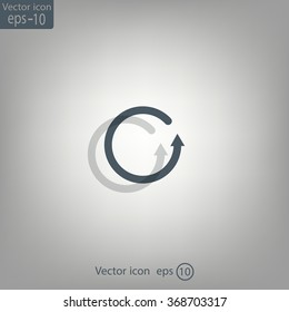 Undo icon, back arrow symbol