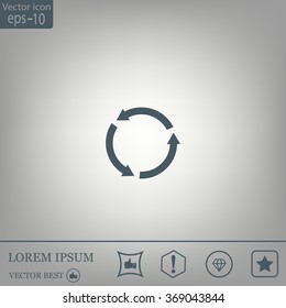 Undo icon, back arrow symbol