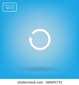 Undo icon, back arrow symbol
