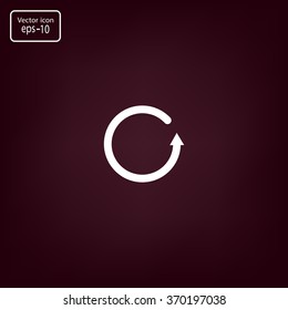 Undo icon, back arrow symbol