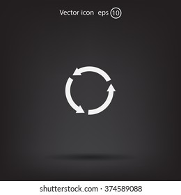 Undo icon, back arrow symbol