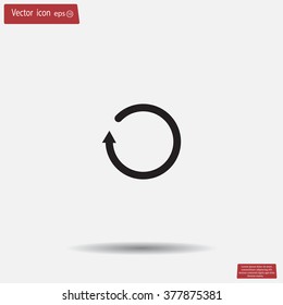 Undo icon, back arrow symbol