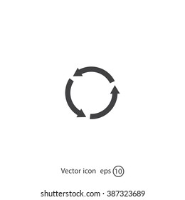 Undo icon, back arrow symbol