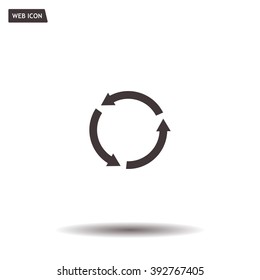 Undo icon, back arrow symbol