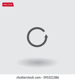 Undo icon, back arrow symbol