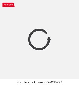 Undo icon, back arrow symbol