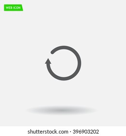 Undo icon, back arrow symbol