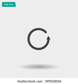 Undo icon, back arrow symbol