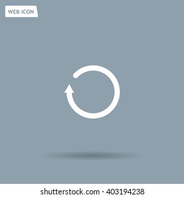 Undo icon, back arrow symbol
